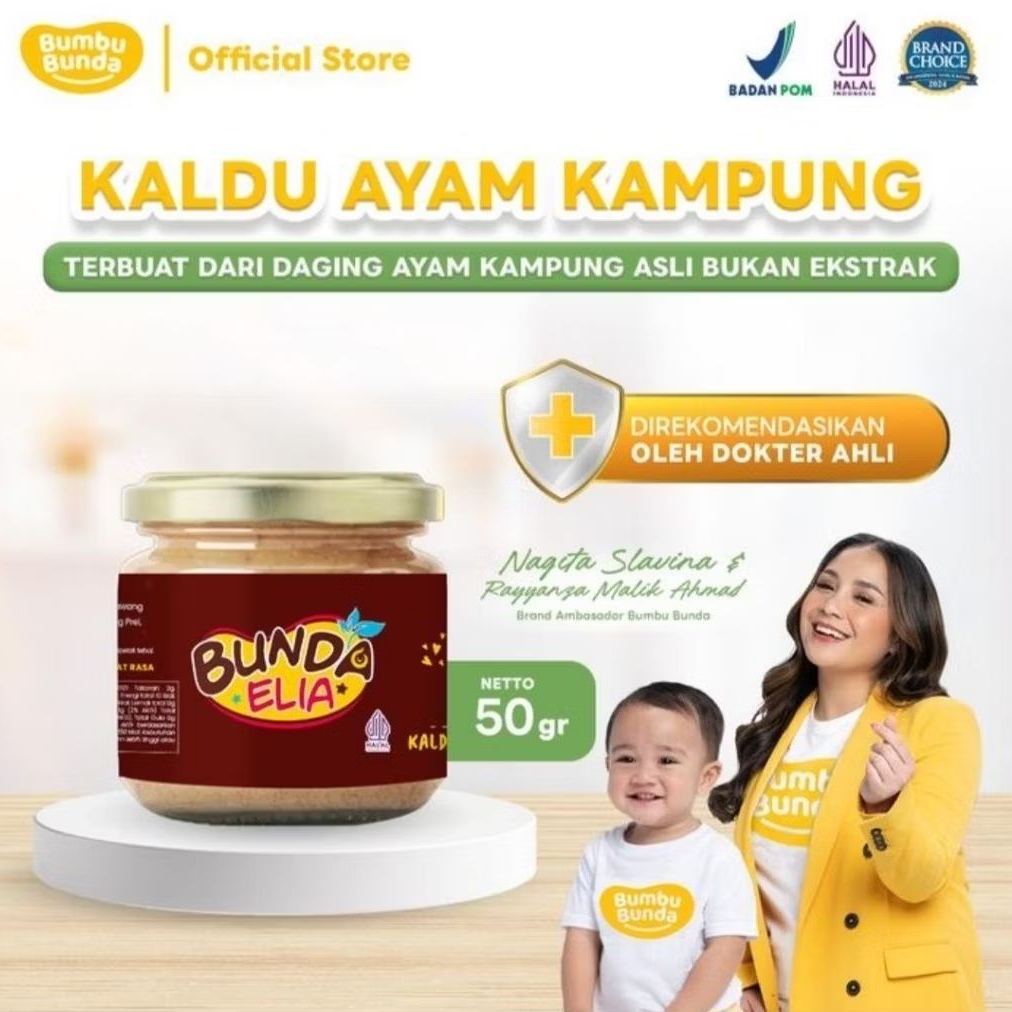

Bumbu Bunda Elia Kaldu Ayam Kampung 50gr- Kaldu Ayam MPASI Kaldu Anak,Kaldu Bayi,Kaldu Sehat Tanpa MSG-Kaldu Ayam Kampung
