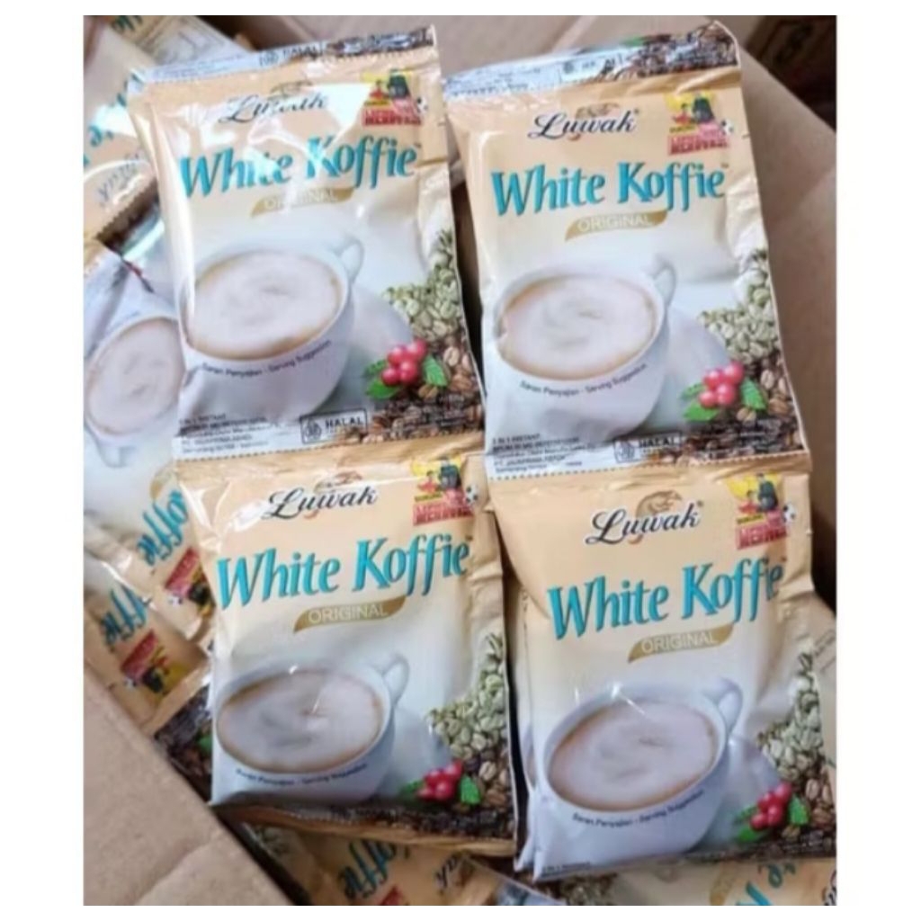 

PROMO !! LUAK WHITE COFFEE RENCENG ISI 10PCS