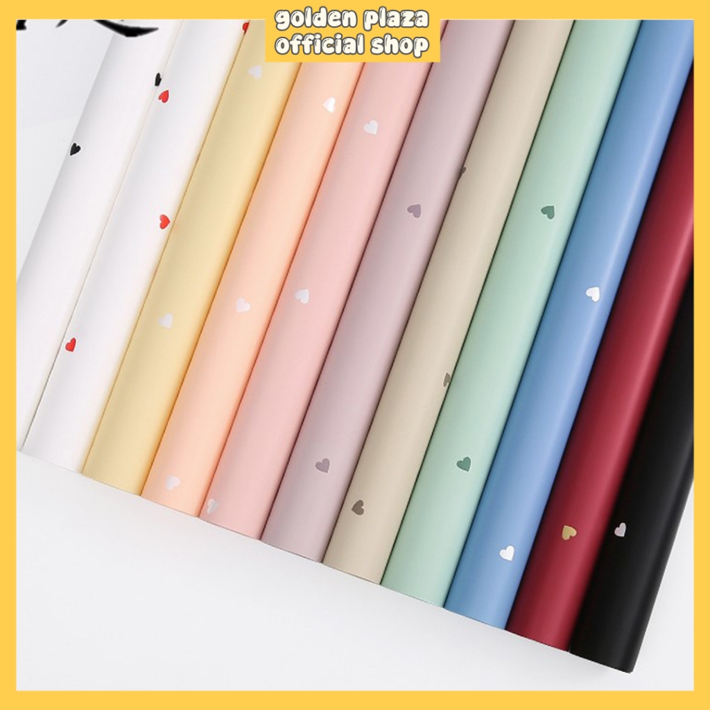 

Kertas Bunga Buket Love Kecil Cellophane Flower Wrapping Paper Motif Love Mini Kertas Florist KB6134