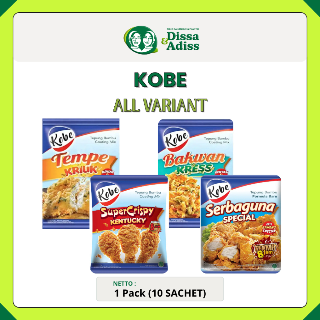 

Kobe Tepung Bumbu Kecil 70-75g Variasi Rasa | Tobaqdissa