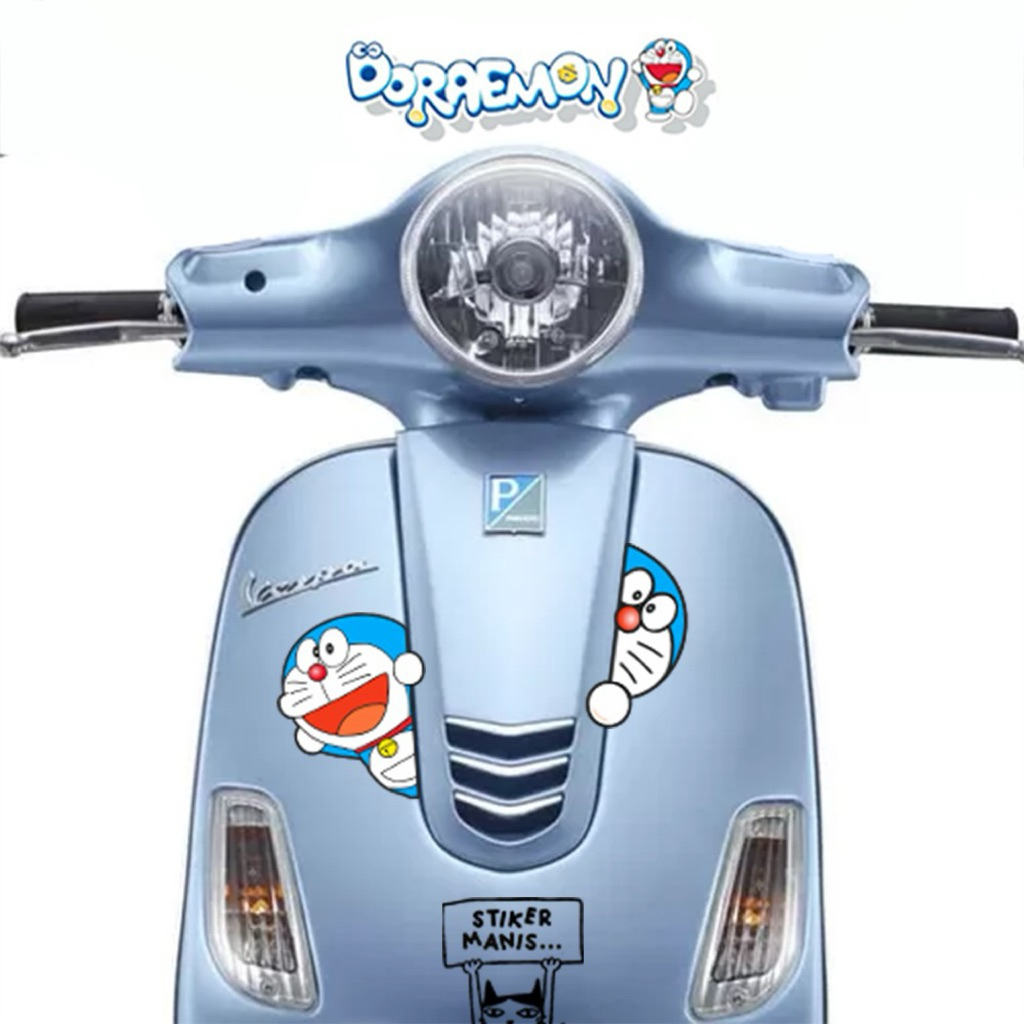 stiker doraemon stiker motor stiker mobil