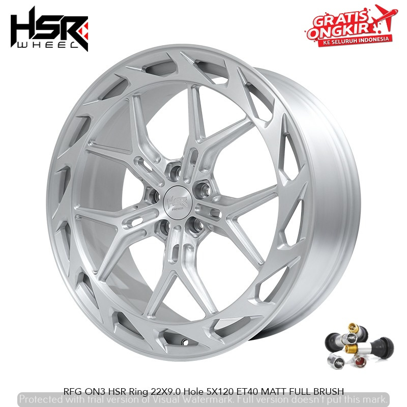 VELG MOBIL HSR RFG R22 H5X120 COCOK UNTUK MOBIL Landrover ( Discovery, Rangerover, ) MINI BMW DLL