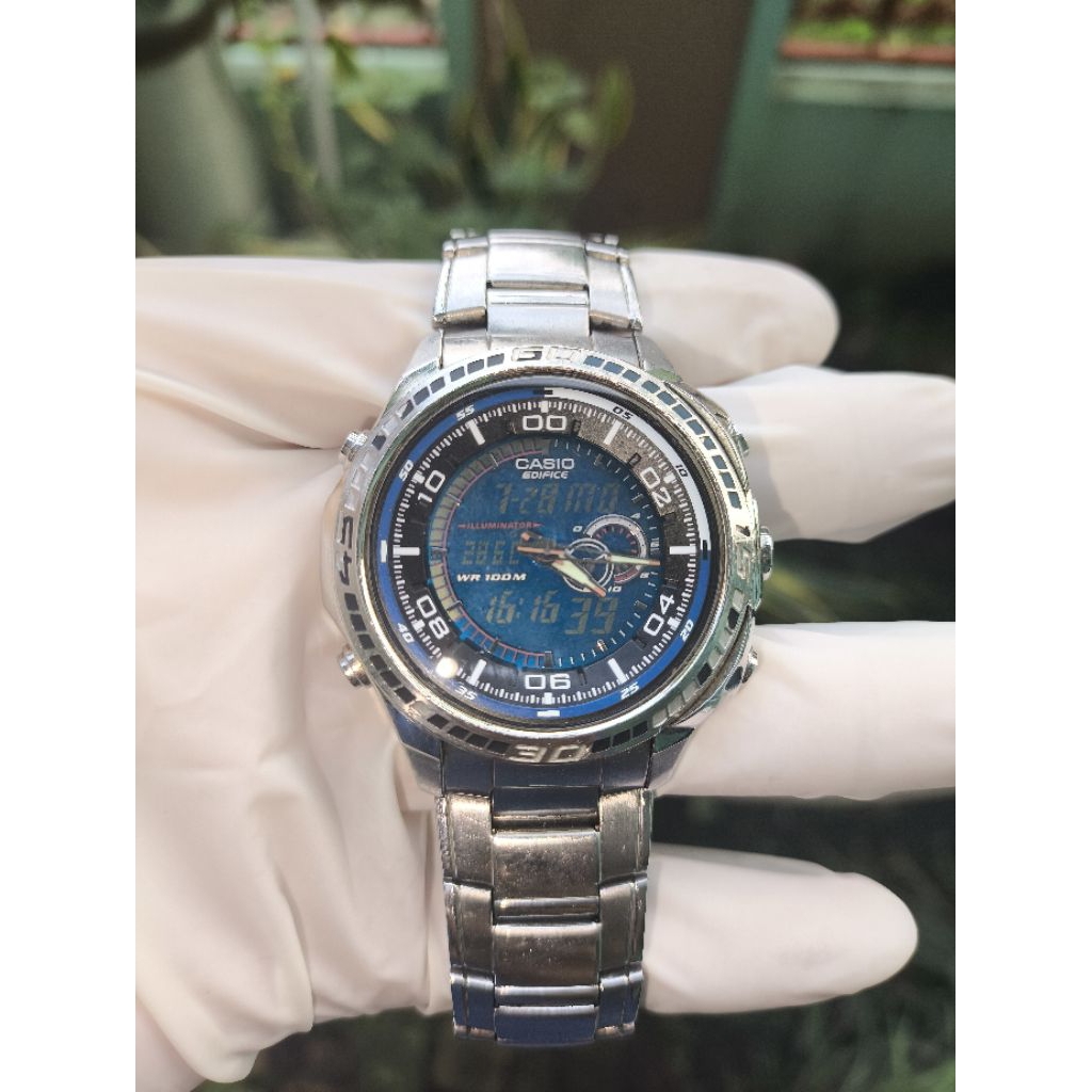 (Harga Net) Jam Tangan Casio Edifice EFA-121 All Original Fungsi2 Normal Tinggal Pakai Analog Digita
