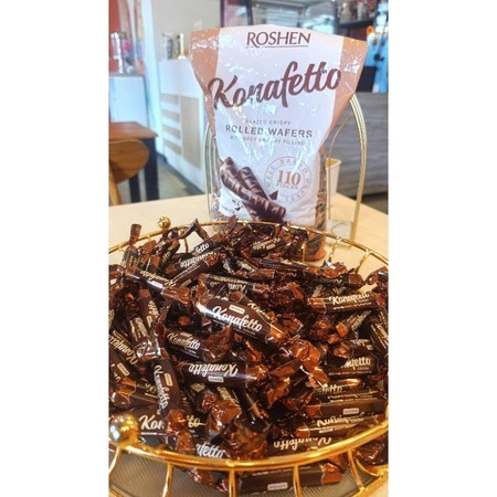 

Konafetto Roshen Chocolate Wafer Rolls Import