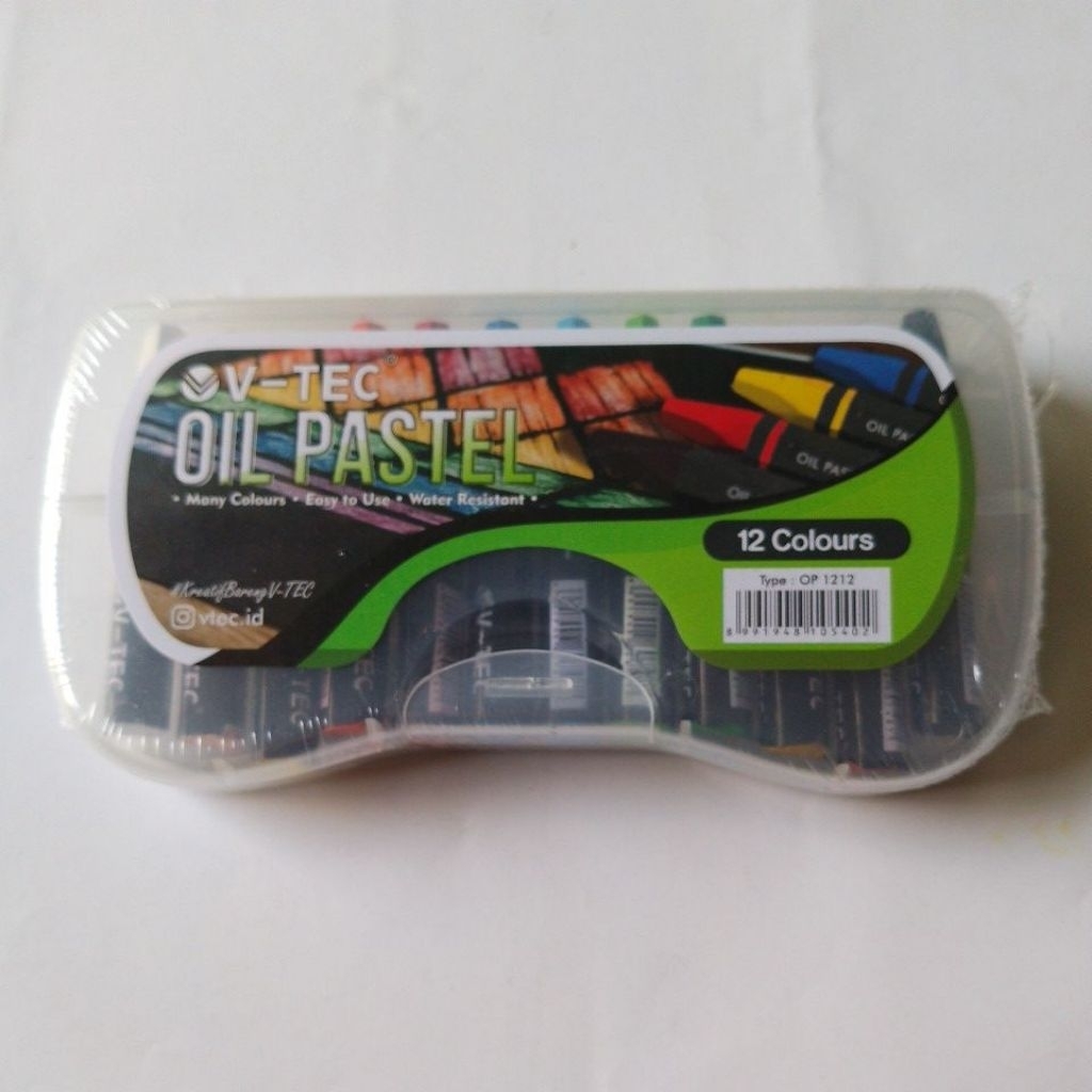 

V - TEC OIL PASTEL CRAYON 12 Warna