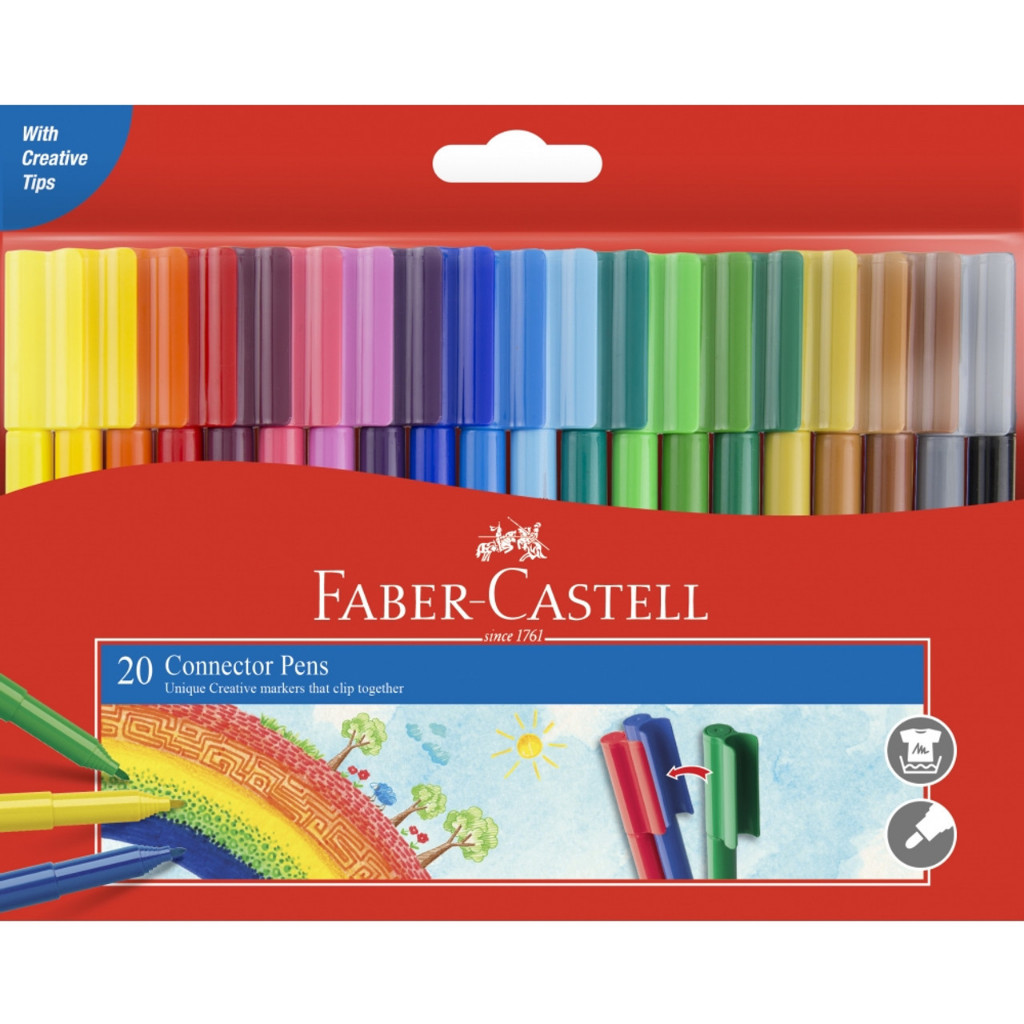 

Connector Pen Faber Castell 11200A 20 Warna