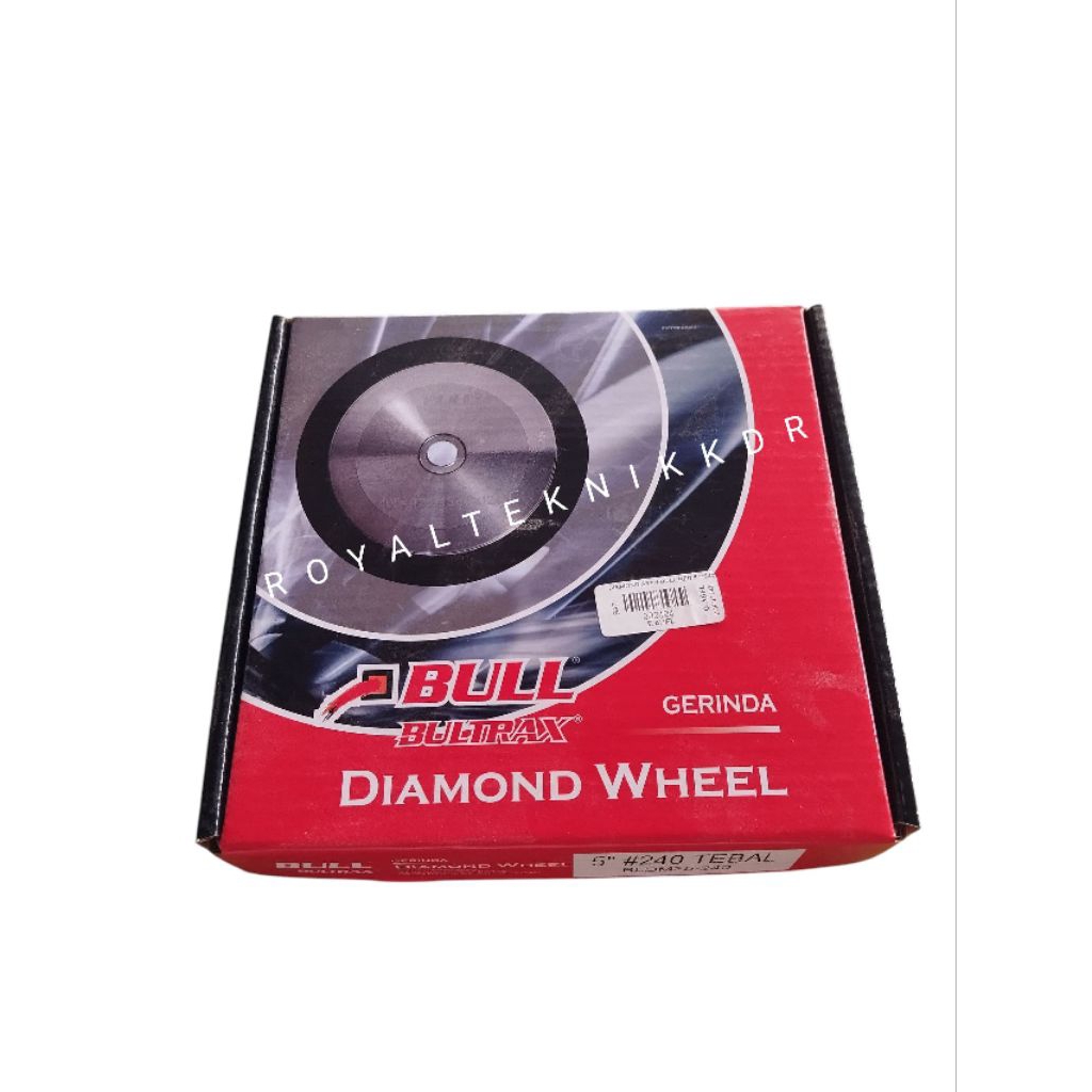 Diamond asah Bull Red 5" #240