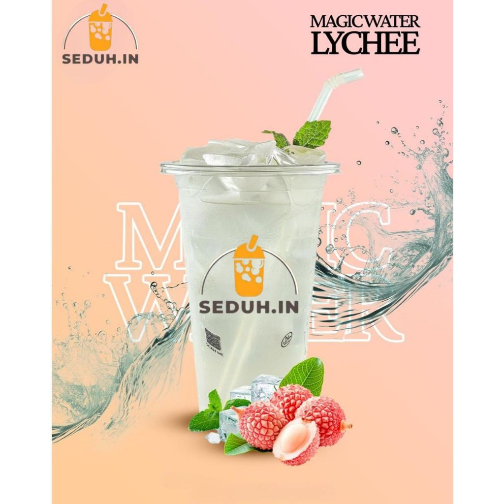 

SEDUHIN - OFFICIAL - MAGIC WATER - RASA LYCHEE JELLY - BUBUK MINUMAN PREMIUM