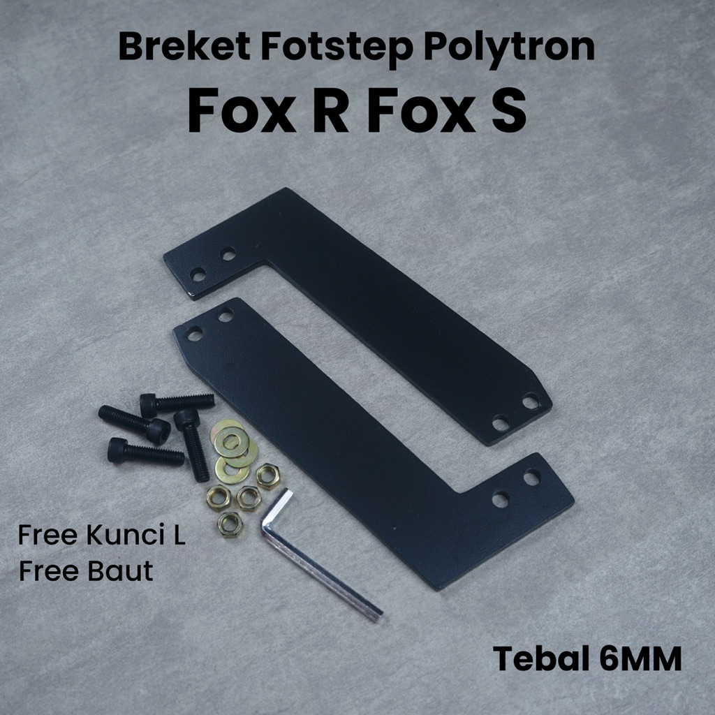 Footstep Fox R Fox S Breket Footstep motor listrik polytron fox R fox S