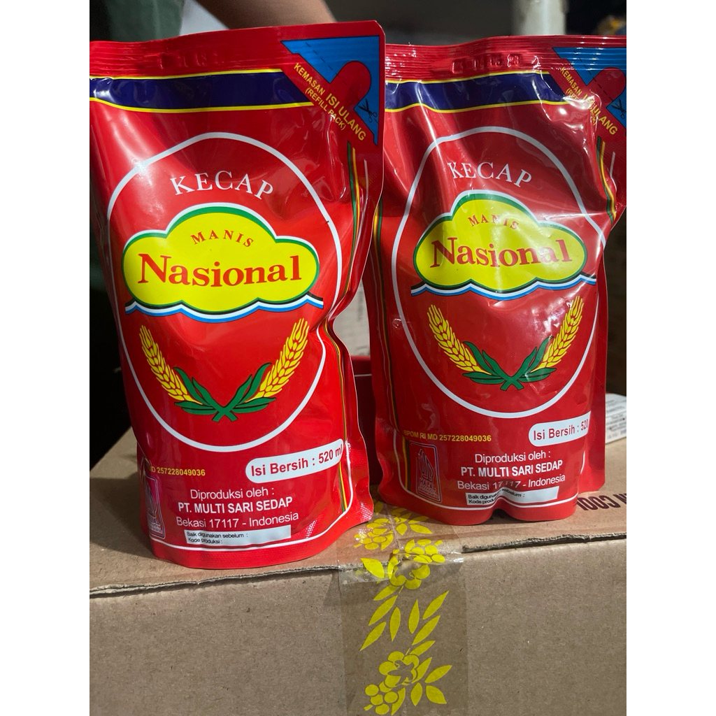 

Kecap Manis Nasional Refill 520ml – Rasa Gurih Manis Autentik