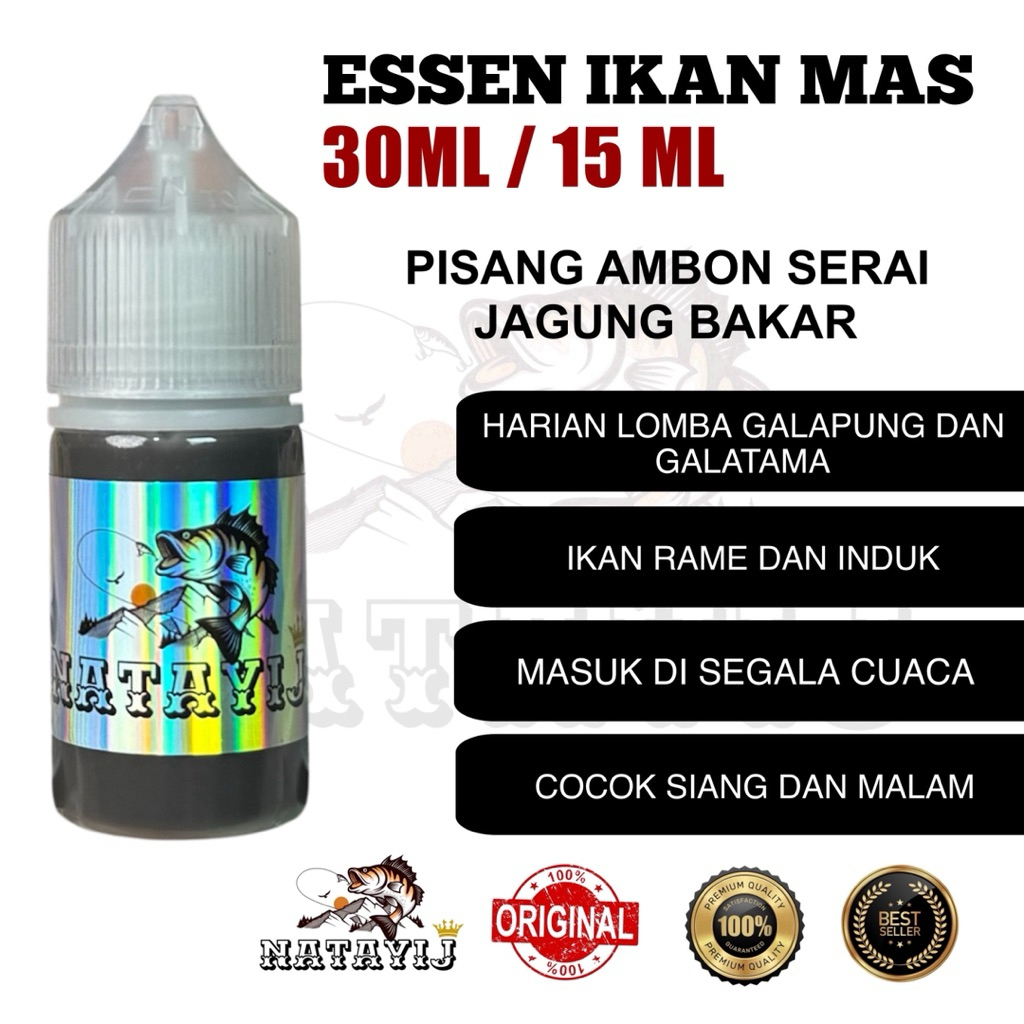 ESSEN IKAN MAS ( PISANG AMBON , SERAI , JAGUNG BAKAR )