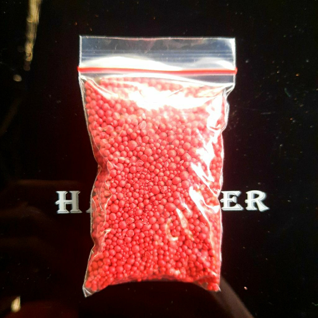 Pupuk Slow Release Merah Osmocote Repack 14-14-14 Pupuk Seimbang Berat 50gr