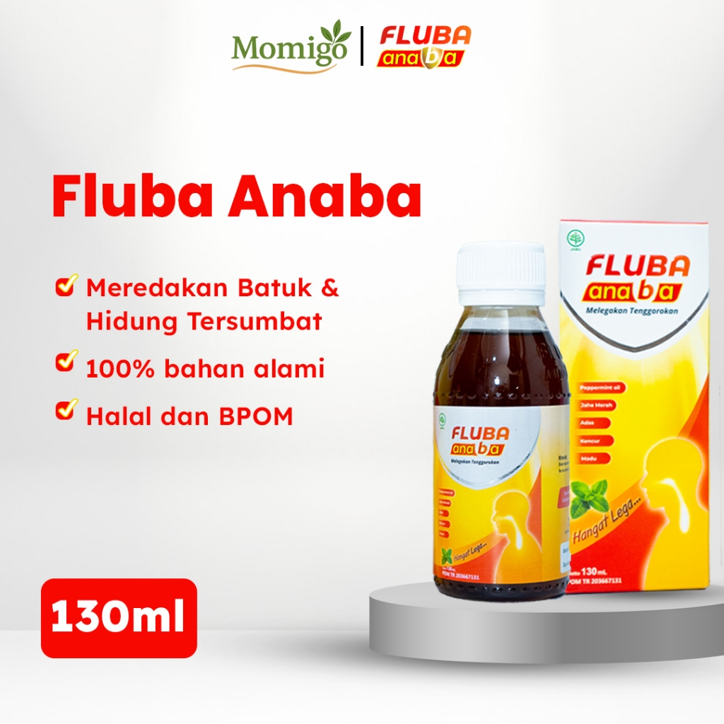 

FLUBA ANABA Madu Herbal Melegakan Tenggorokan 130ml