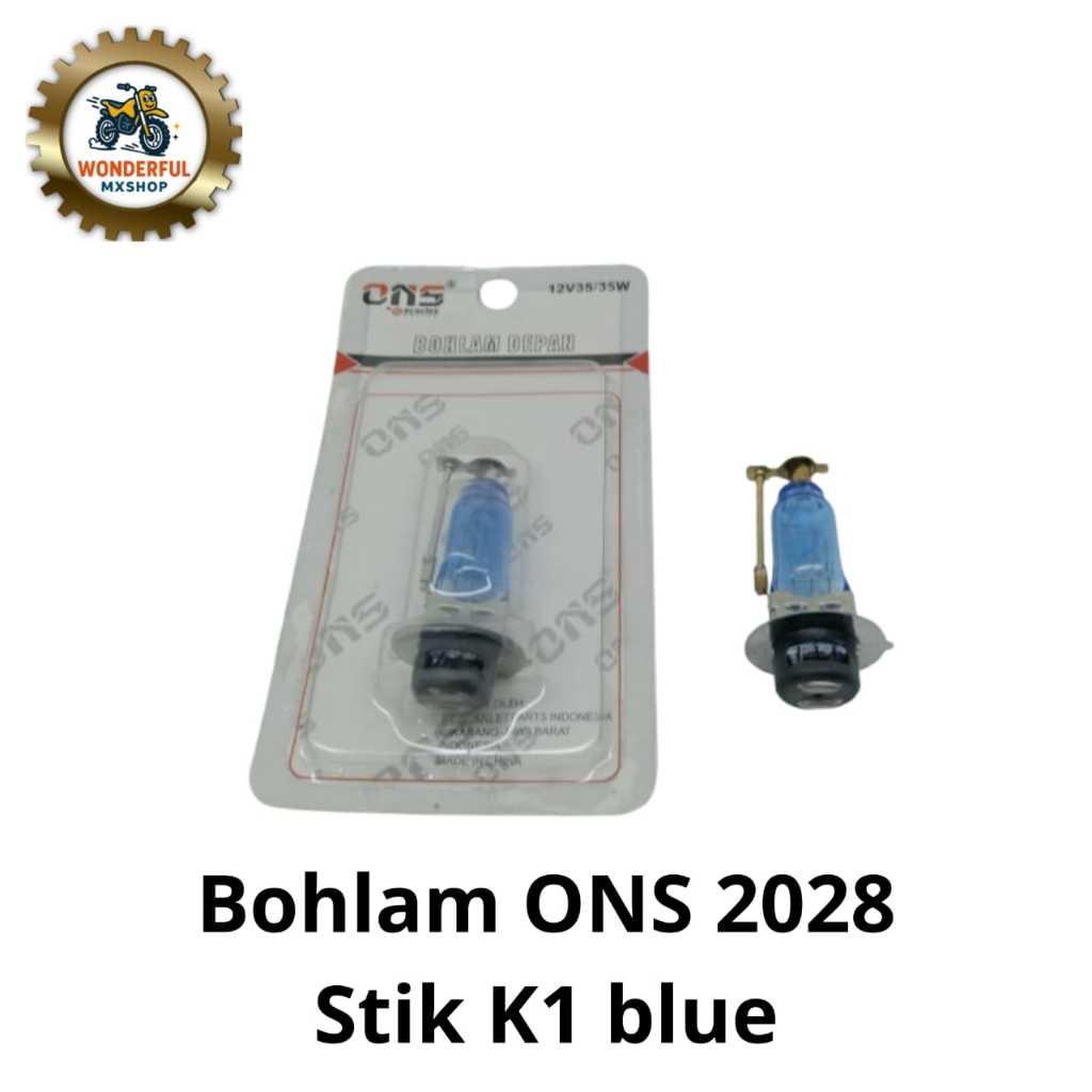 Bohlam ONS Lampu Depan Motor Stick K1 2028 " Scarlet Racing "