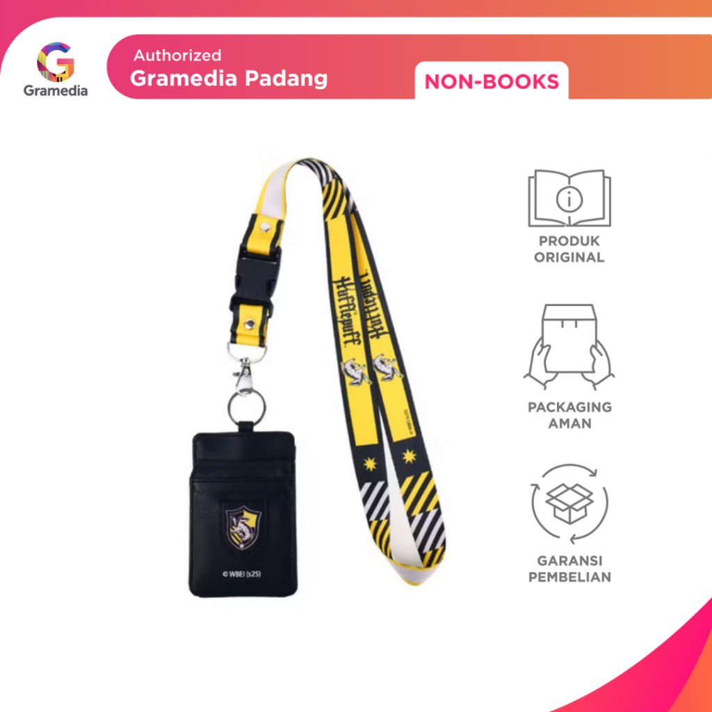 

Gramedia Padang - Estudee Mini Pouch + Lanyard Harry Potter Hufflepuff
