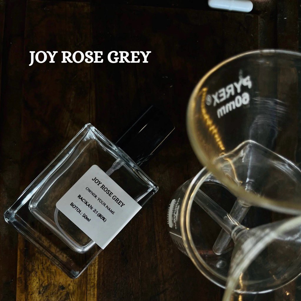 Joy Rose Grey-parfum unisex kualitas premium