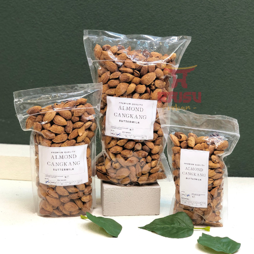 

ALMOND CANGKANG BUTTERMILK | KACANG ALMOND PANGGANG CANGKANG BUTTER MILK RASA SUSU