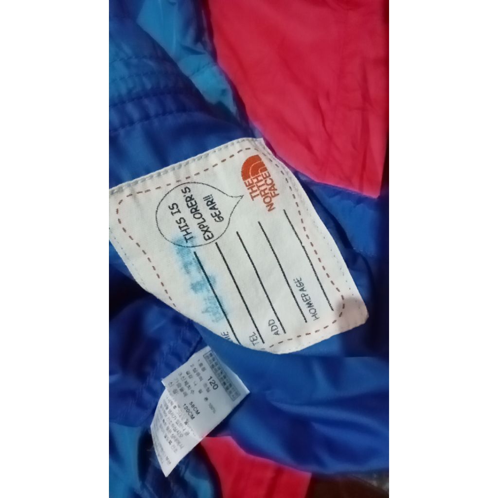 jaket gunung anak tenonef tnf FREE STICKER RANDOM