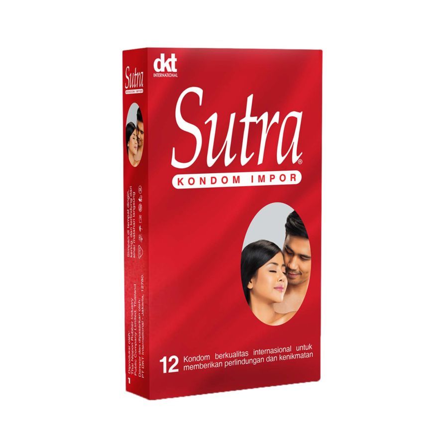 Kondom Sutra Merah - Kotak 12s / Kondom Sutra Isi 12