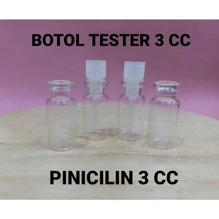 PINICILIN 3 ML Botol Tester Botol Vial 3ML