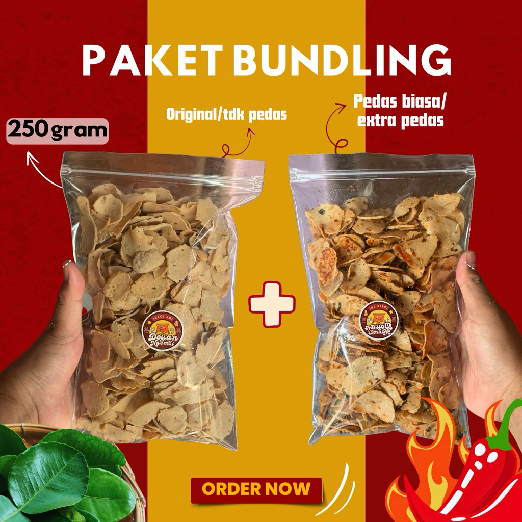 

BASRENG bundling 250gram 2pcs ori & chili oil