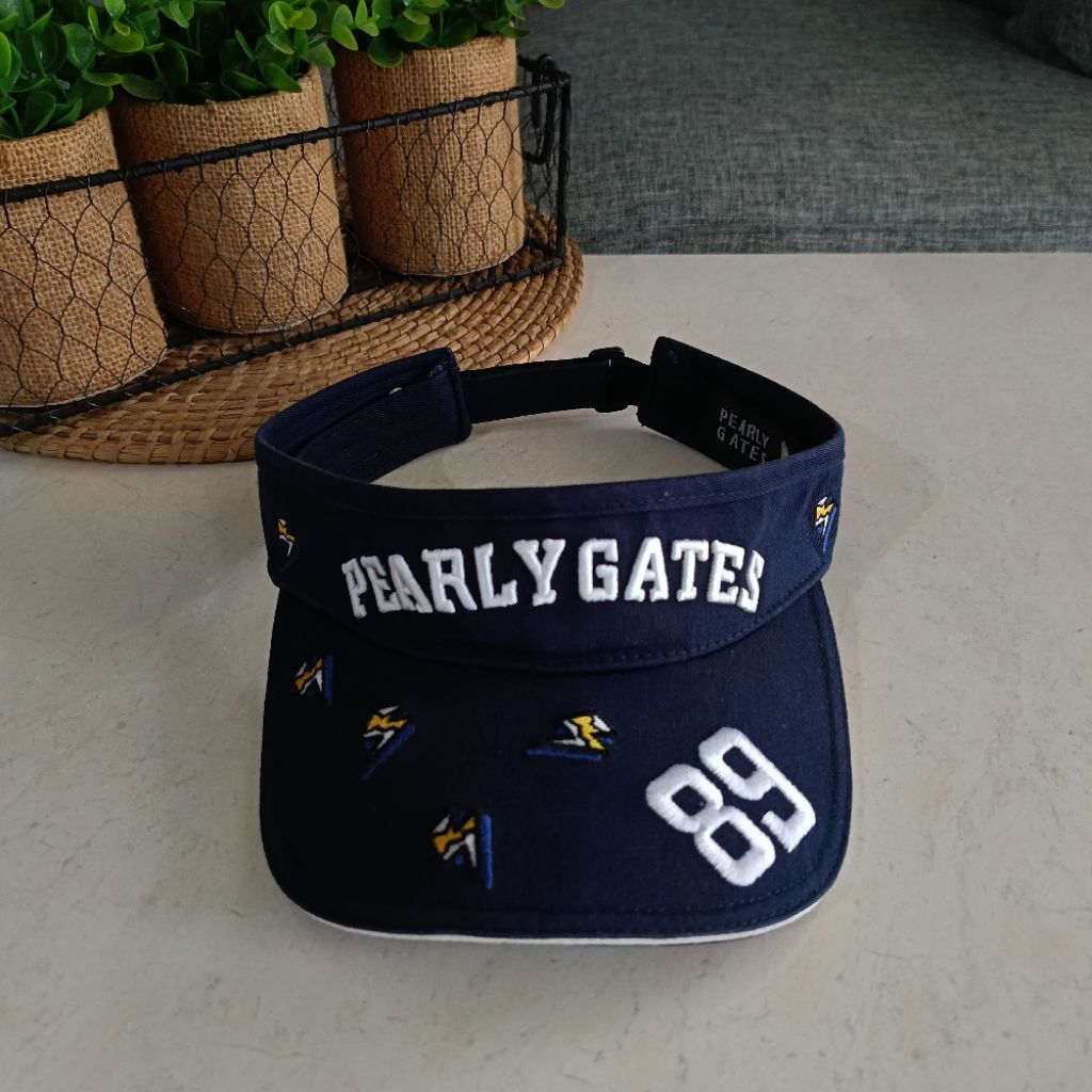 PEARLY GATES Topi visor golf Topi olahraga Golf  aksesoris olahraga golf, olahraga senam, olahraga g