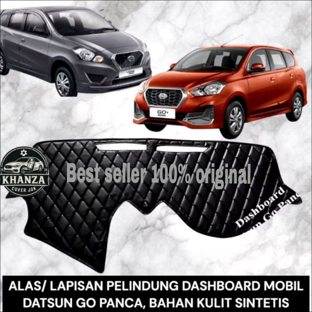 Best Seller Alas/ Lapisan Dashboard Mobil Datsun Go Panca/ Pelindung Lapisan Dashboard Kulit Sinteti