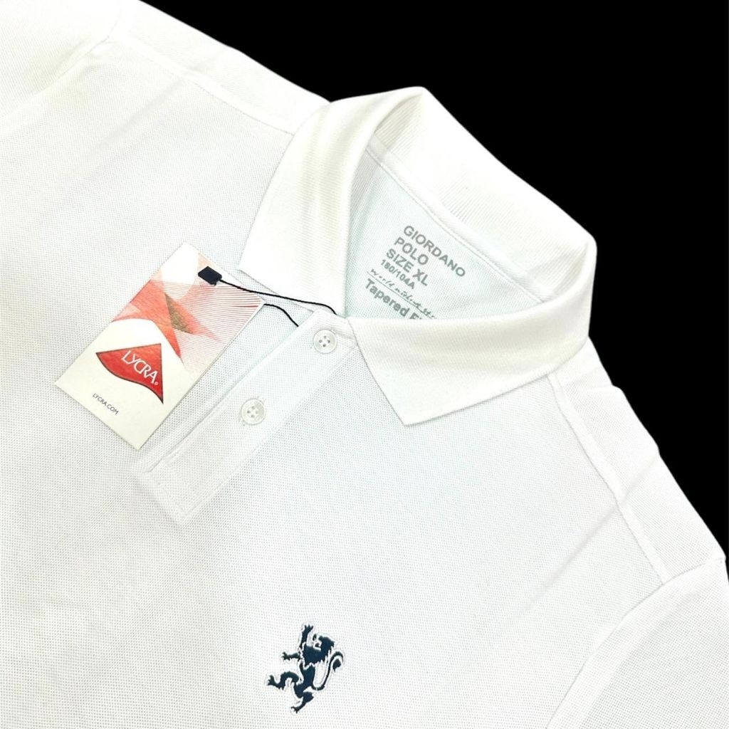 Kaos Polo Shirt Giordano Lion 3D Mini Quality premium