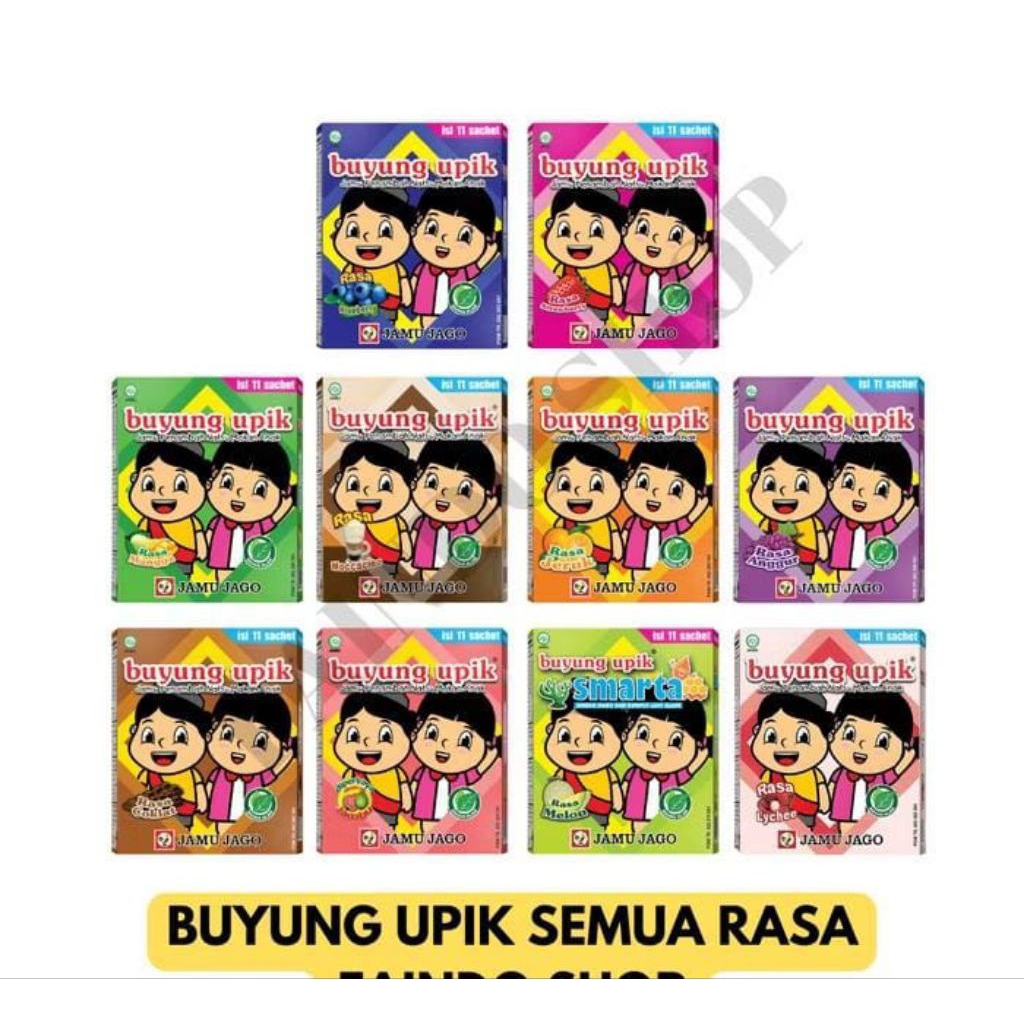 

Buyung Upik isi 11 sachet jamu jago