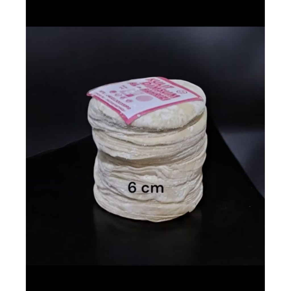 

kulit dimsum 6 cm isi 120 kurang lebih