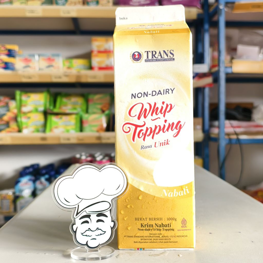 

Trans Gold Whipping Cream 1Kg / Whip Cream Trans Gold 1Kg / Trans Whipping Cream Gold