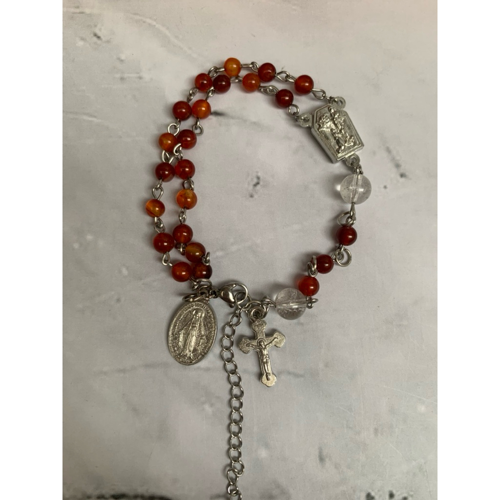 Gelang Rosario Non Stainless Natural Stone