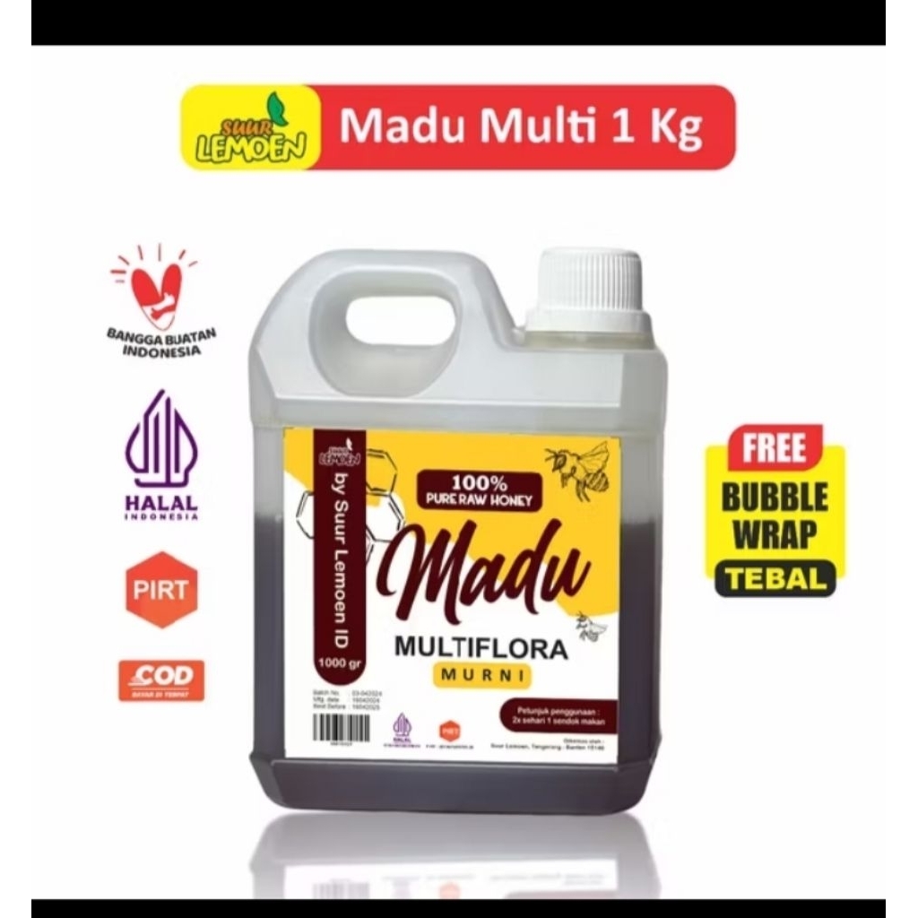 

Madu Multifora Asli 1 kg x 3