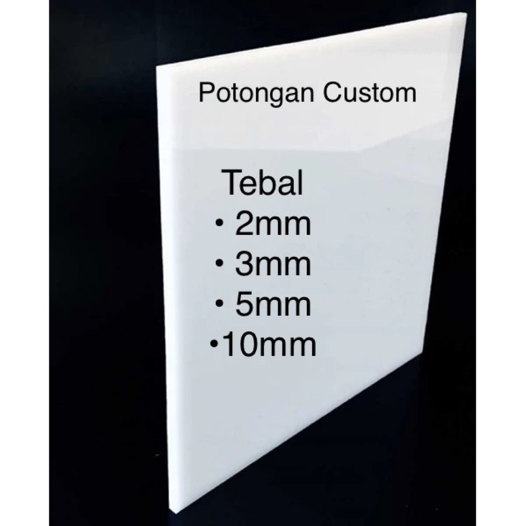 

Akrilik Putih Potongan Custom 2.3.5.10 mm