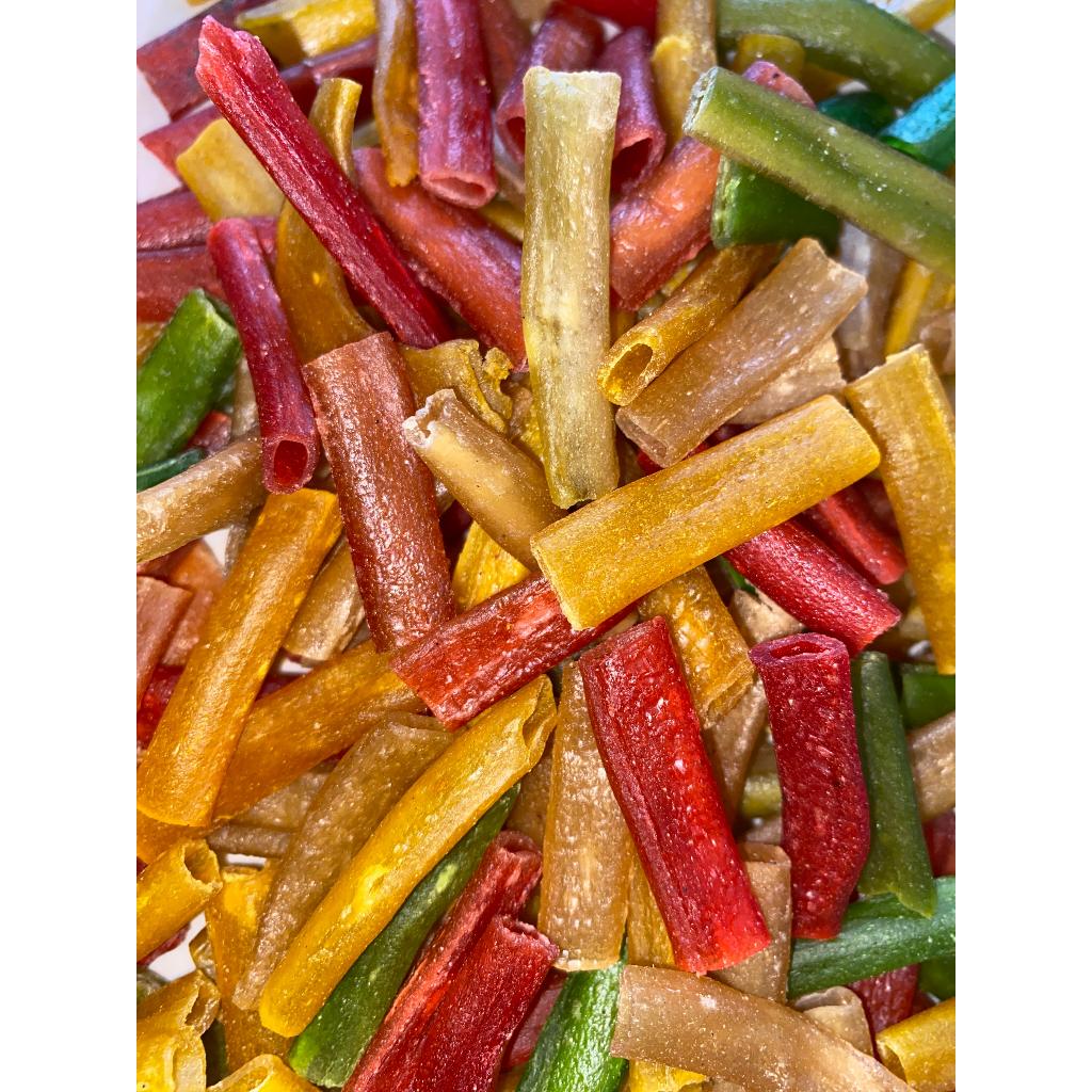 

Keupuk Impala/Krupuk Sedotan Warna Warni