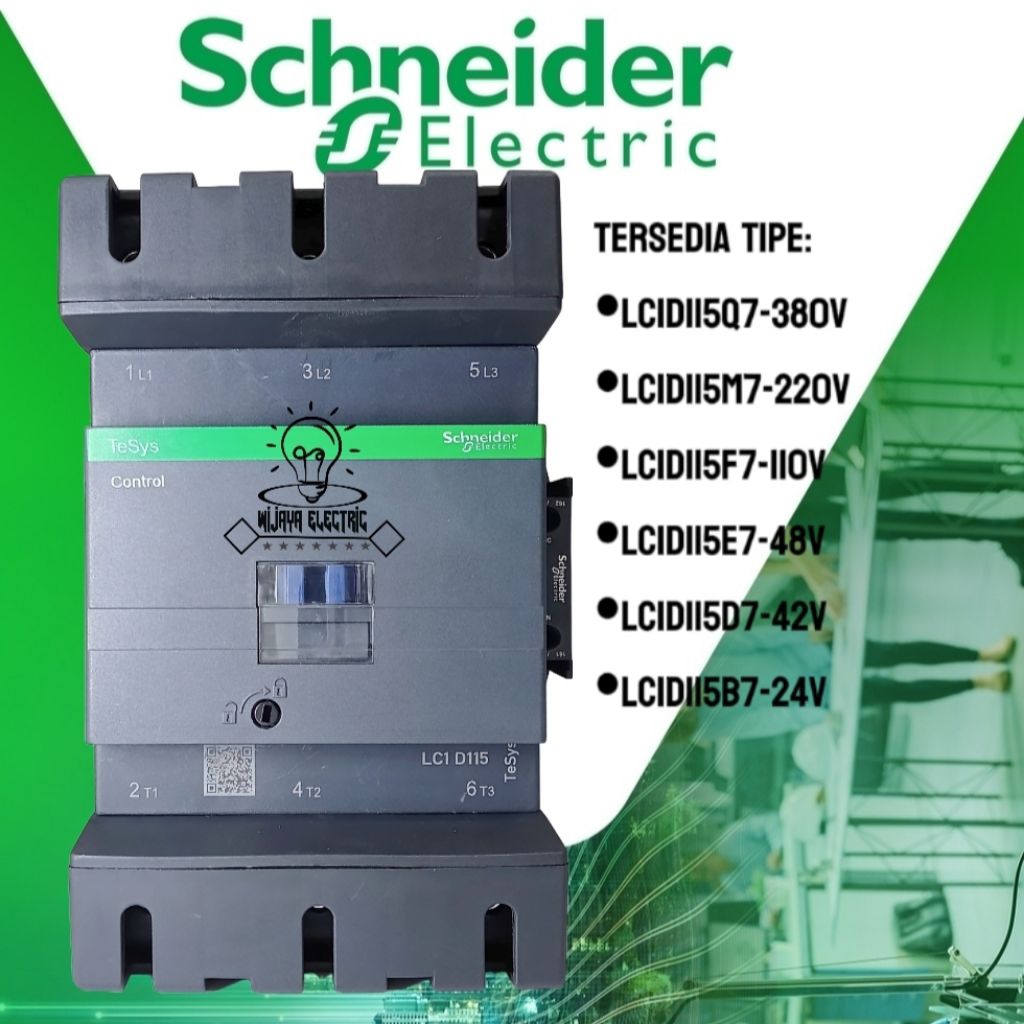 contactor kontaktor Schneider LC1D115D7 LC1D115 42vac 3phase 115a original Schneider