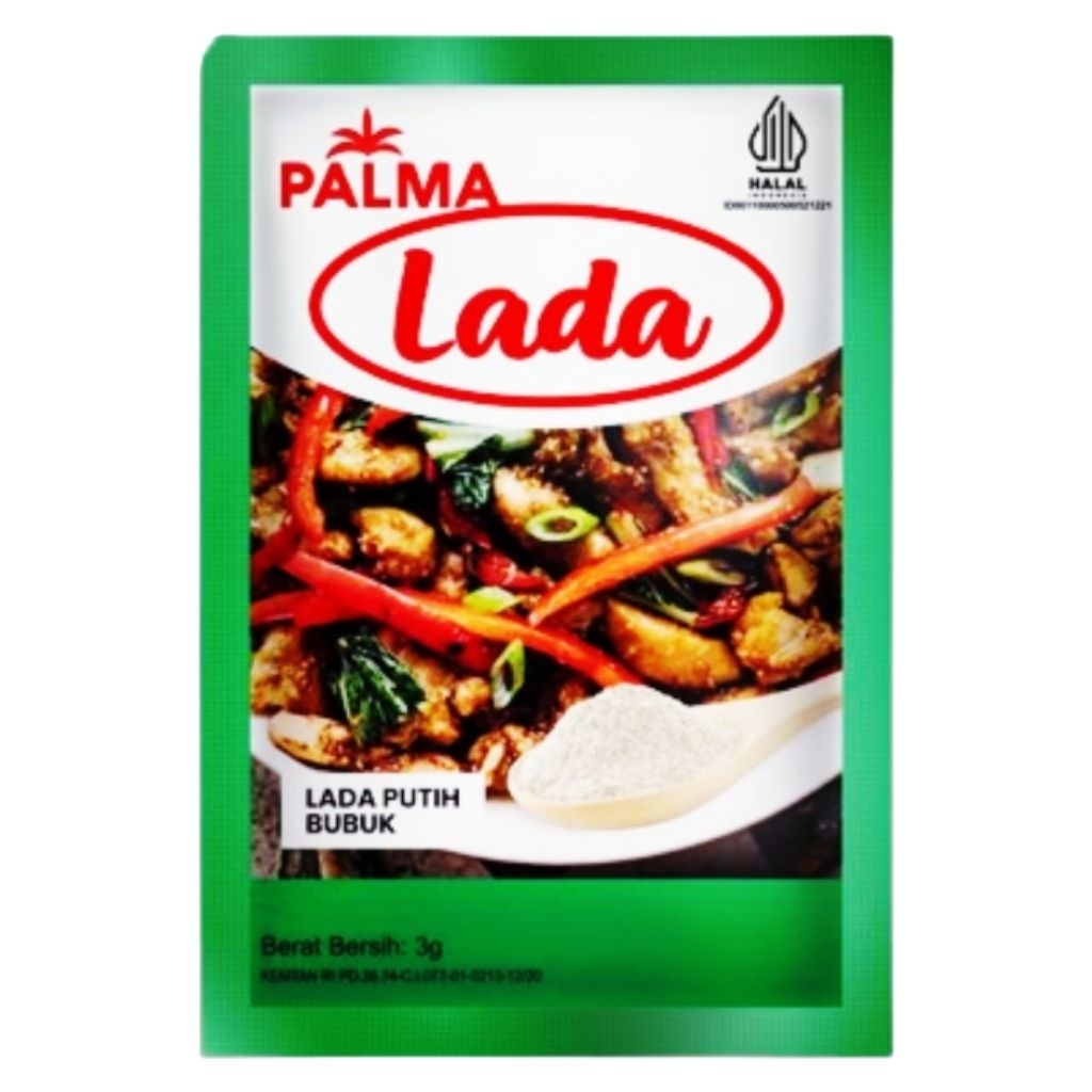 

Palma Lada Putih Bubuk 3gram isi 4 Sachet