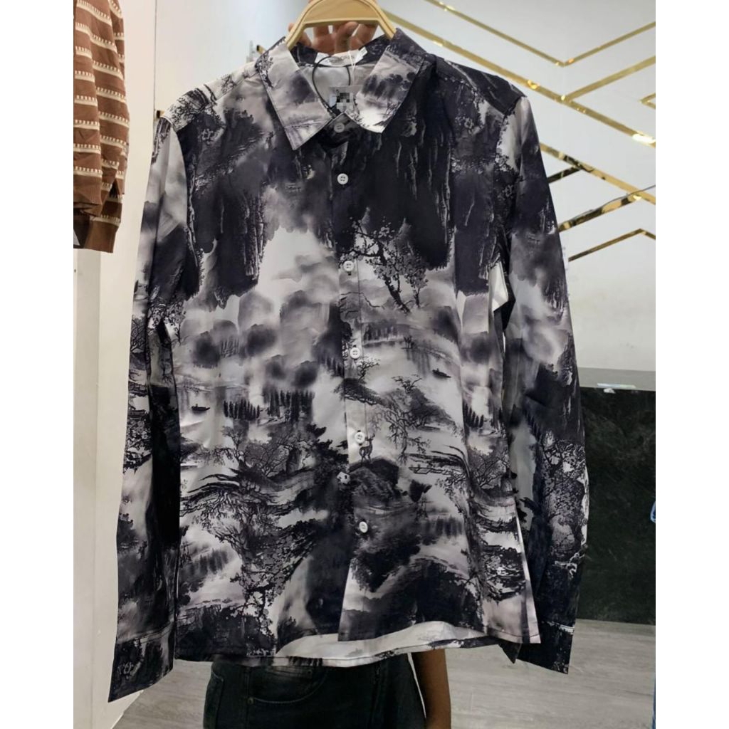 KEMEJA PRIA DEWASA DISTRO MOTIF ABSTRAK KEREN PREMIUM