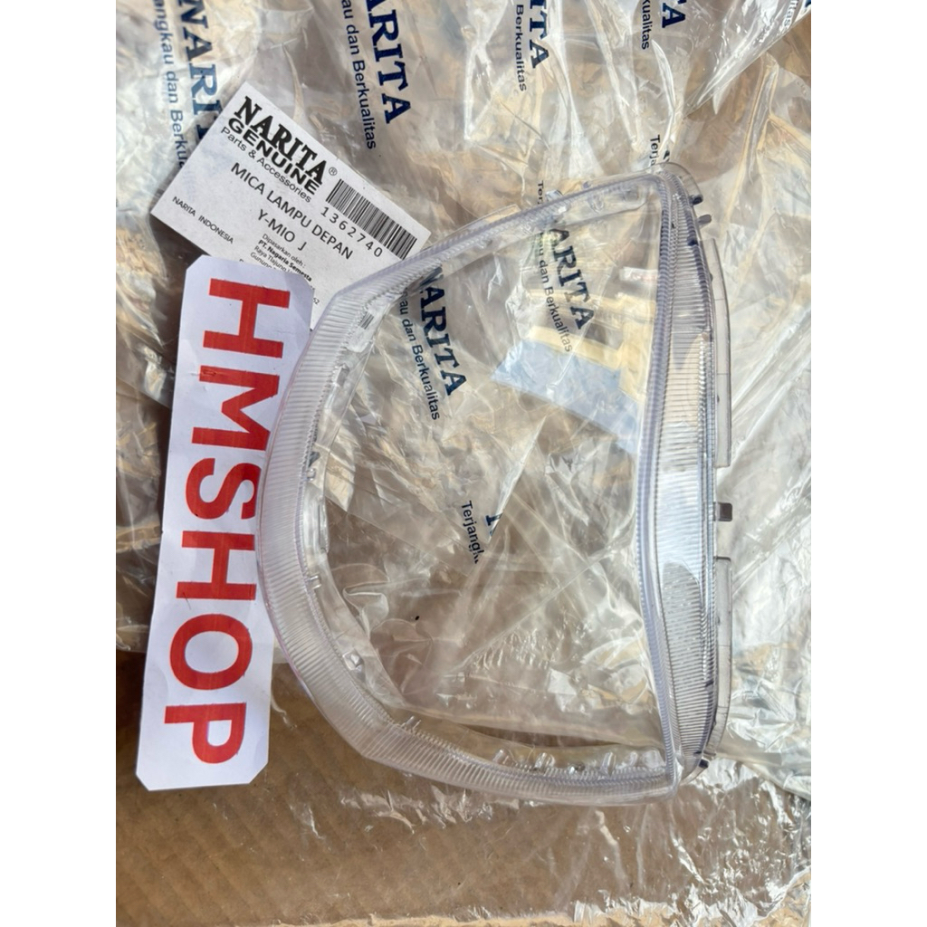 kaca mika lampu depan mio j