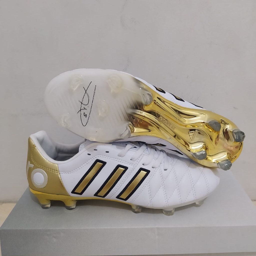 Sepatu Bola Adipure 11 Pro White Gold FG