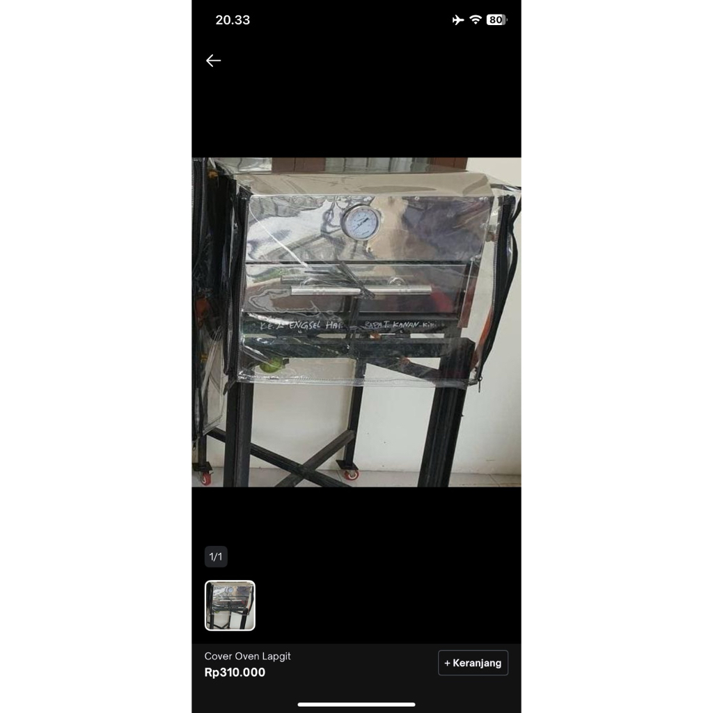 Cover Oven Lapis Legit