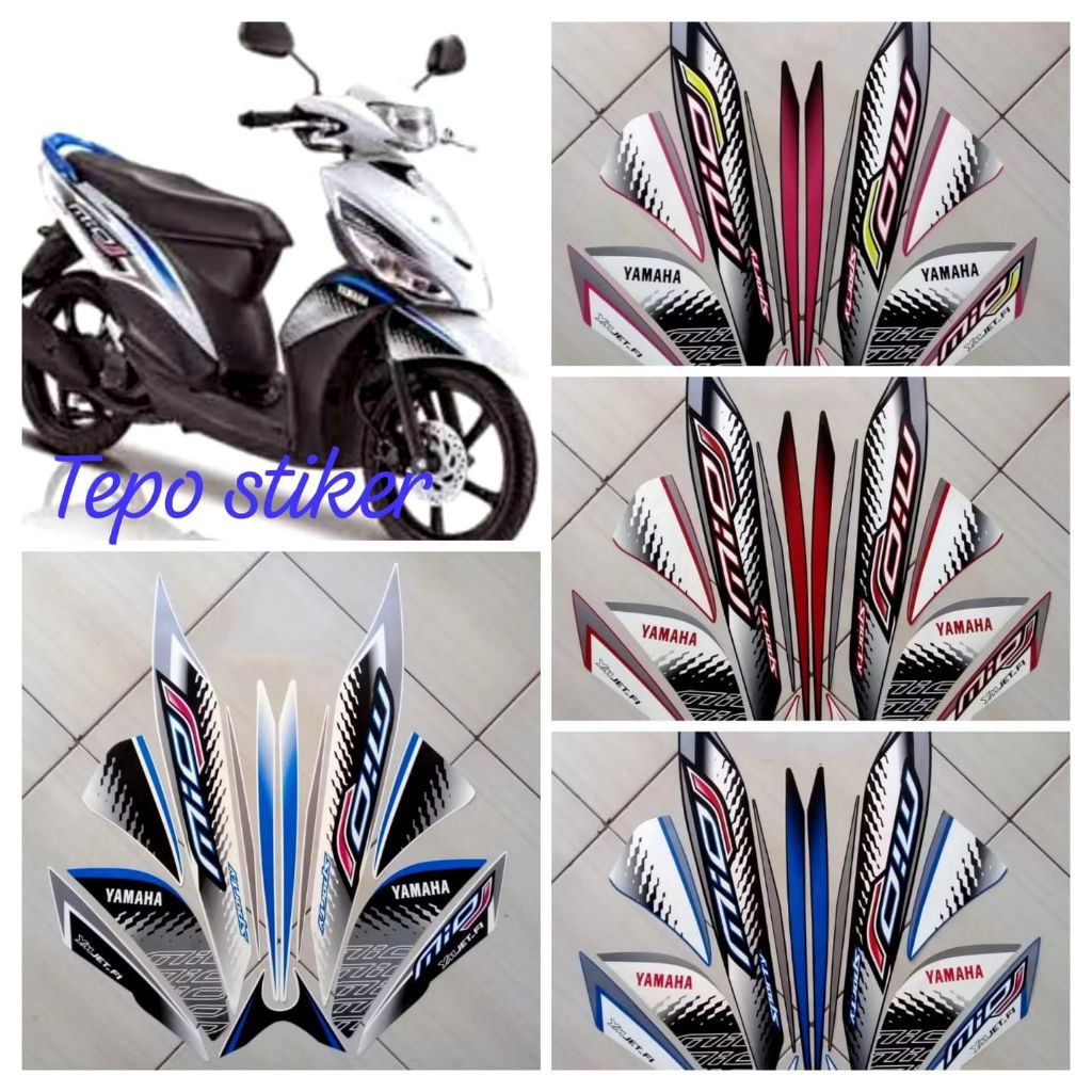 stiker striping list les body motor Mio j sporty 2013,termurah