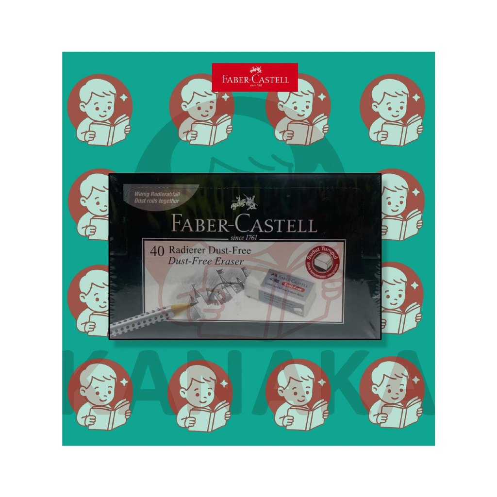 

Faber-Castell Penghapus Eraser Dust-Free Kecil Warna Putih