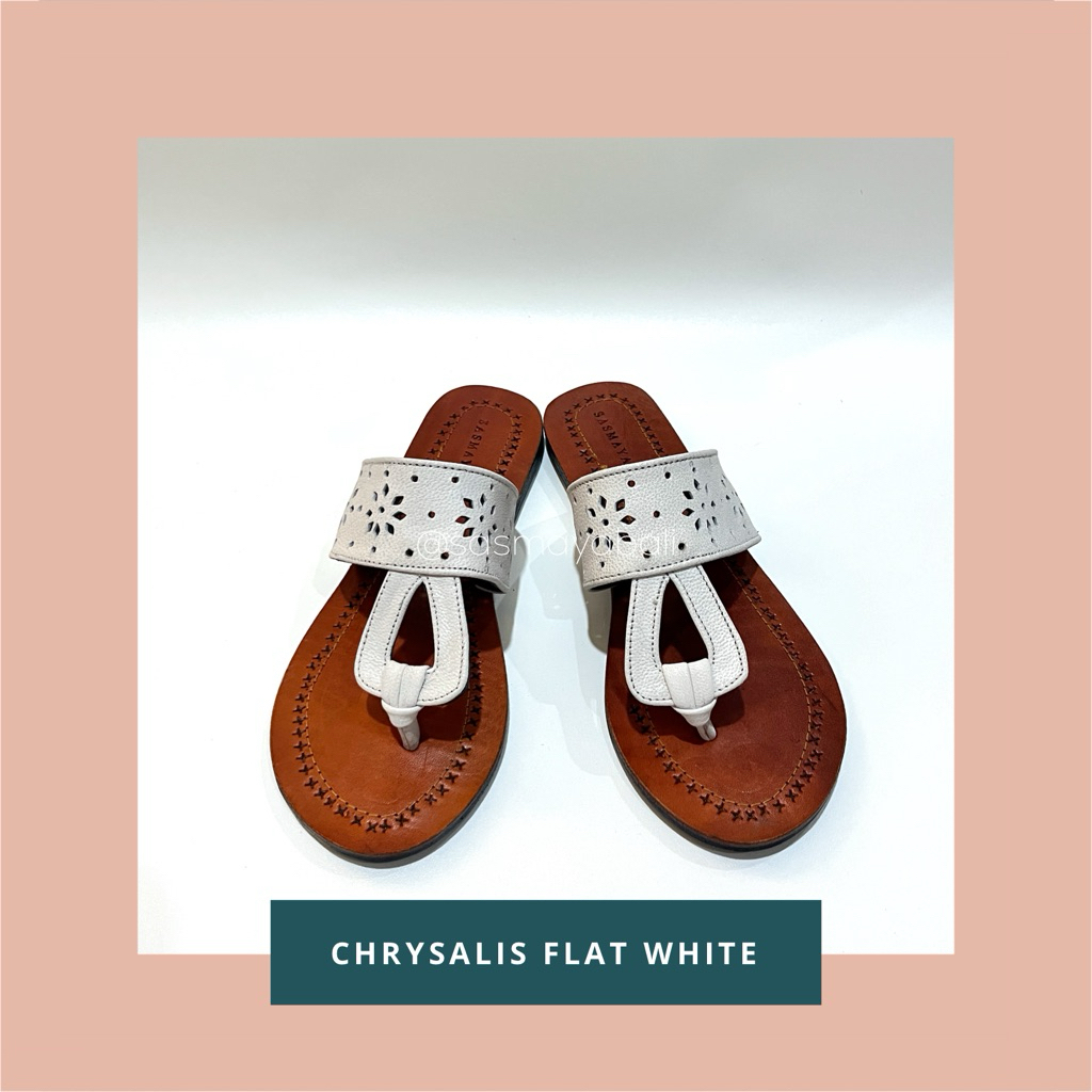 Sasmaya Bali Sandal Wanita Kulit Asli Chrysalis
