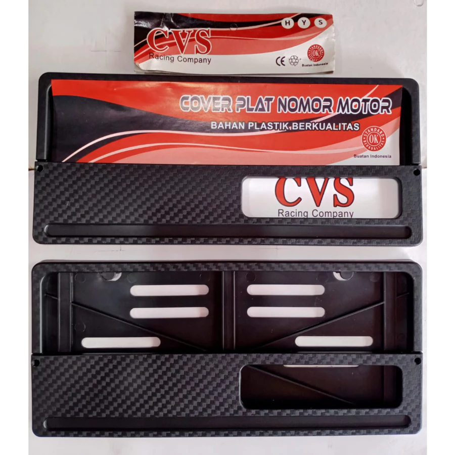 Sepasang Dudukan Plat Nomor Motor / Tempat Plat Nomor Motor