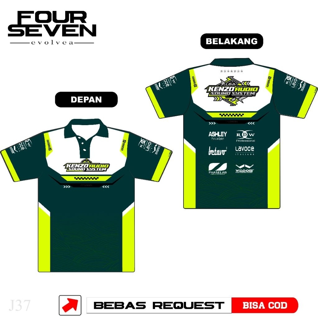 Kaos Baju Jersey Custom Nama Sound System Bebas Suka Suka Bahan Milano Dry Fit Pemakaian Pria Wanita