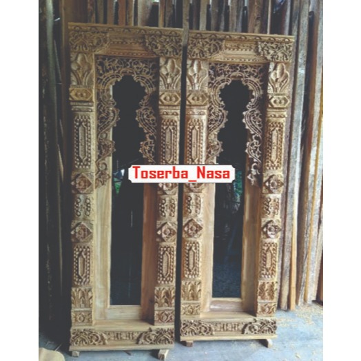 FREE ONGKIR Jendela Gebyok Ukir Jepara Jati Asli Jendela Kamar 170 x 70 jendela ukir minimalis