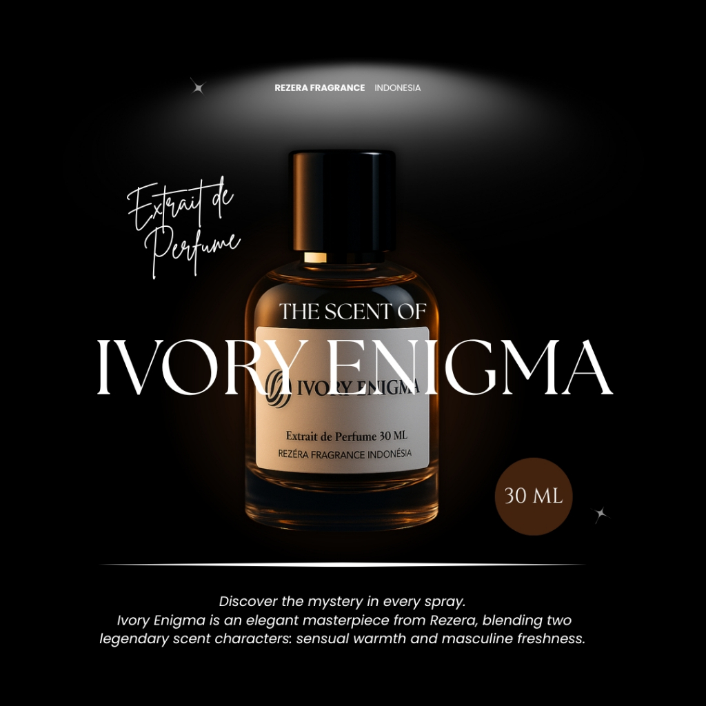 Rezera Parfum Pria Extrait De Parfum 30 ml Original - Ivory Enigma