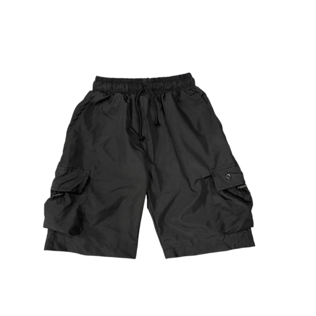 Celana pendek anak cargo laki-perempuan/Celana anak pendek stone island unisex