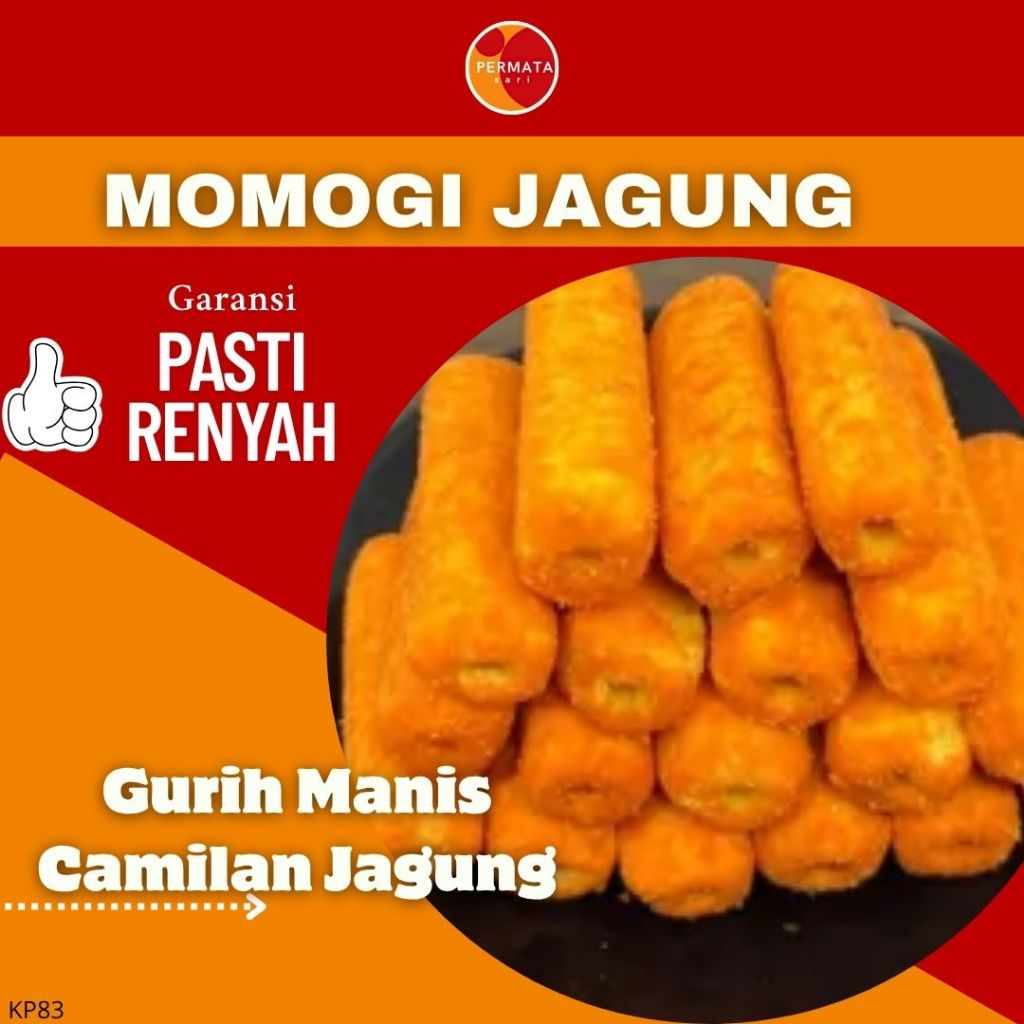 

Momogi Jagung Bakar 100Gram±/Snack Jagung/Cemilan Ringan